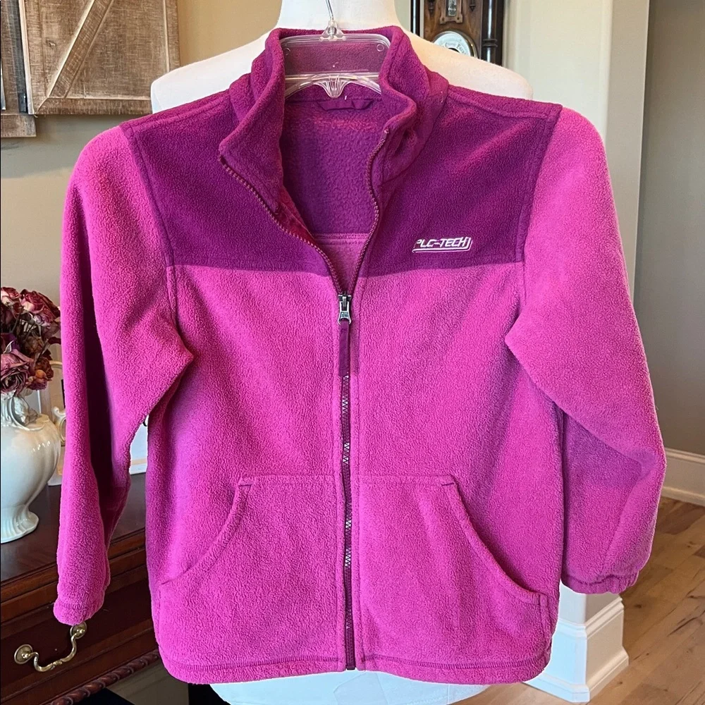 PLC Tech Pink Fleece Zip Jacket
